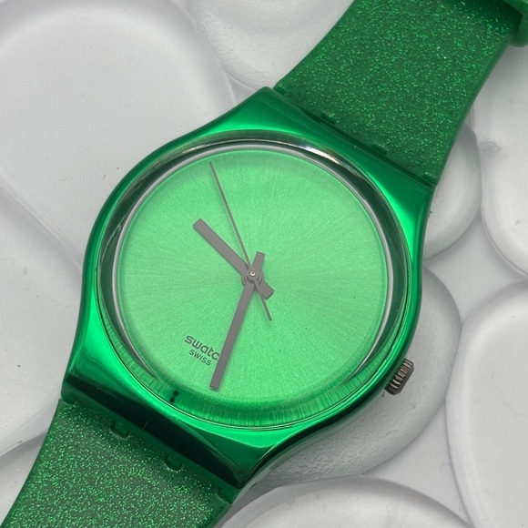 Swatch Accessories - Swatch Watch - GG213 - DEEP SHINE GREEN